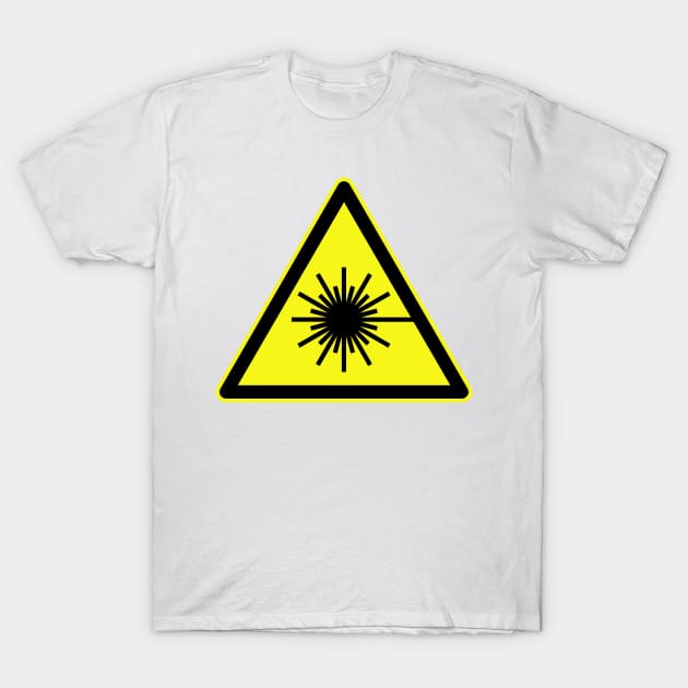 Laser hazard T-Shirt by rheyes